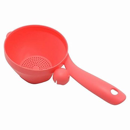 Tupperware Mini Escorredor Coral