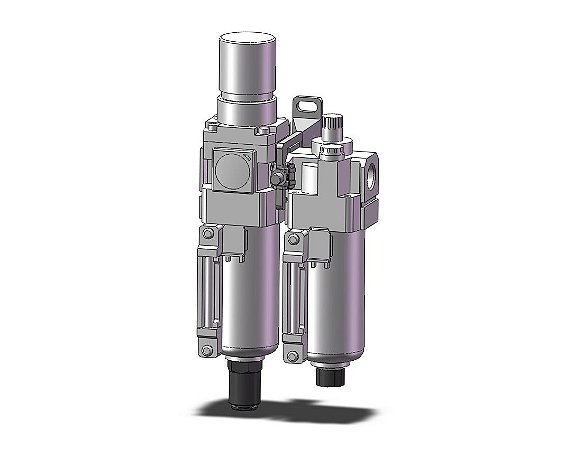 AC30A-F03DE-8-B LUBRIFIL COMCOMPLETO COM MANOMETRO COPO METALICO DRENO AUTOMATICO ROSCA 3/8 - SERIE AC-B SMC                    NCM :  84811000