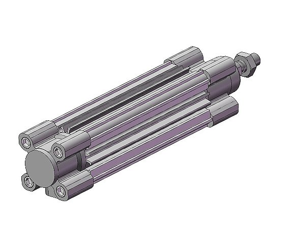 CP96SDB32-100C  CILINDRO PNEUMATICO DUPLA ACAO ISO 15552 DIAMETRO 32 MM CURSO 100 MM - SERIE CP96-C SMC                    NCM :  84123110