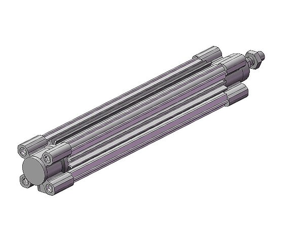 CP96SDB32-200C  CILINDRO PNEUMATICO DUPLA ACAO ISO 15552 DIAMETRO 32 MM CURSO 200 MM - SERIE CP96-C SMC                    NCM :  84123110