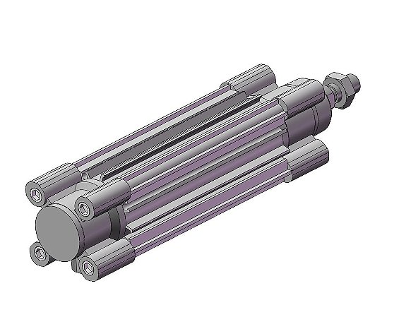 CP96SDB40-100C  CILINDRO PNEUMATICO DUPLA ACAO ISO 15552 DIAMETRO 40 MM CURSO 100 MM - SERIE CP96-C SMC                    NCM :  84123110