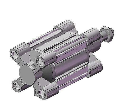 CP96SDB80-50C  CILINDRO PNEUMATICO DUPLA ACAO ISO 15552 DIAMETRO 80 MM CURSO 50 MM - SERIE CP96-C SMC                    NCM :  84123110