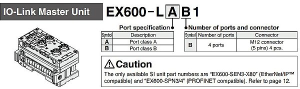 EX600-LAB1 UNIDADE DE INTERFACE SERIAL SERIE EX SMC                    NCM :  85176294