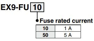 EX9-FU05 FUSIVEL PARA MODULO DE ENTRADA EX250-IE SERIE EX SMC                    NCM :  85361000