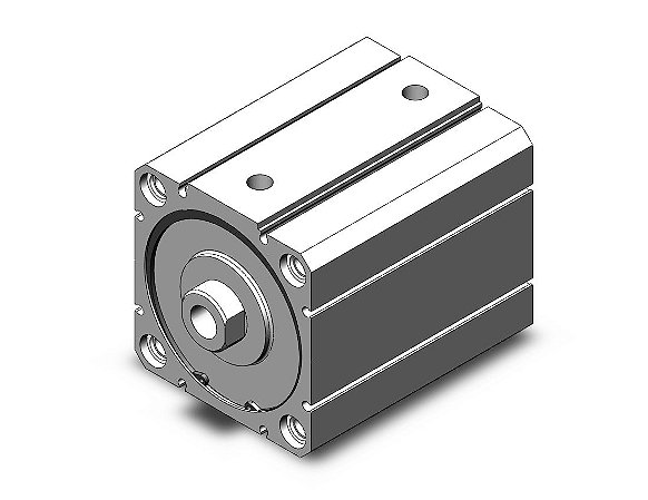 CD55B80-55 CILINDRO COMPACTO PNEUMATICO DUPLA ACAO ISO 21287 DIAMETRO 80 CURSO 55 MM - SERIE C55 SMC                    NCM :  84123110
