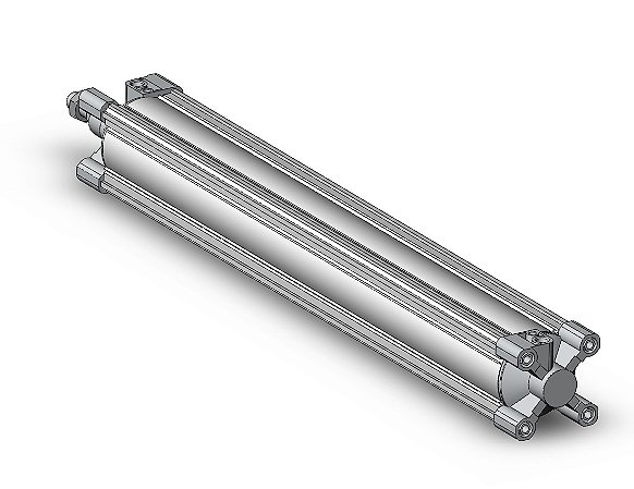 CP96SDB125-1000 CILINDRO PNEUMATICO DUPLA ACAO ISO 15552 DIAMETRO 125 MM CURSO 1000 MM   SERIE CP96  SMC                    NCM :  84123110