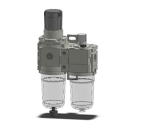 AC20A-F02G-D  LUBRIFIL COMPLETO COM MANOMETRO ROSCA 1/4 - SERIE AC-D         NCM :  84811000