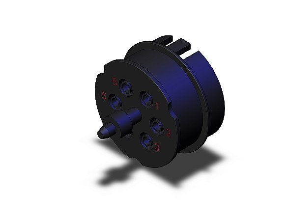 DM6P-06N  MULTICONECTOR EM LATAO - SERIE DM         NCM :  74122000