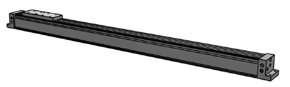 MY1B80-1650 CILINDRO PNEUMATICO DUPLA AÇAO SEM HASTE DIAMETRO 80 MM CURSO 1650 - SERIE MY1B SMC NCM : 84123110