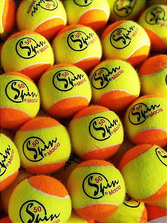 Embalagem com 6 bolas de tênis SPINMacia 50%