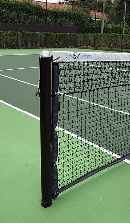 Poste de tênis SPINGalvanizado (par) com catraca - padrão de cor verde