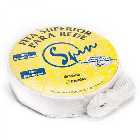 Fita SPINSuperior para quadra de tênis com cordão