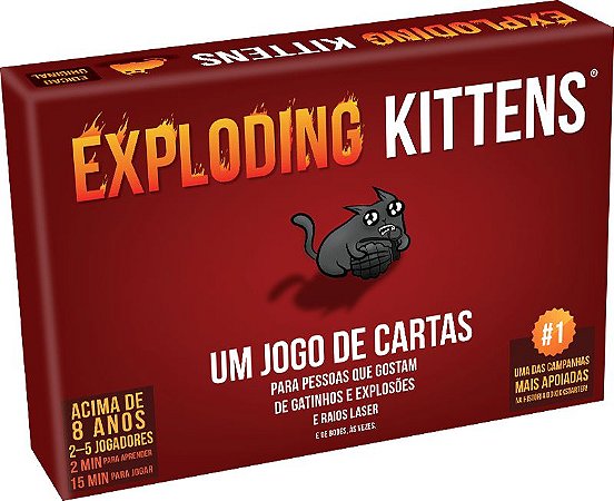 Exploding Kittens Para a Galera - Drop1 - Jogos de Tabuleiro, Jogos de  Cartas