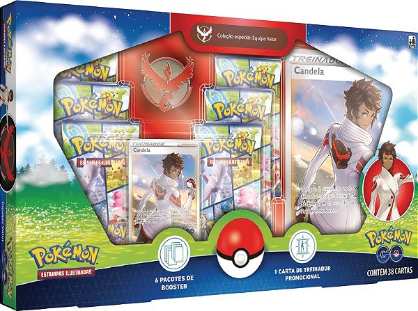 Box Coleção Especial Pokémon GO - Equipe Valor - MOLTRES