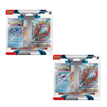 Pokémon Blister Quadruplo: CETITAN e ARCTIBAX Escarlate e Violeta Scarlet and Violet - EV4