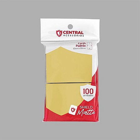 Central Shield - Matte: Amarelo Pastel
