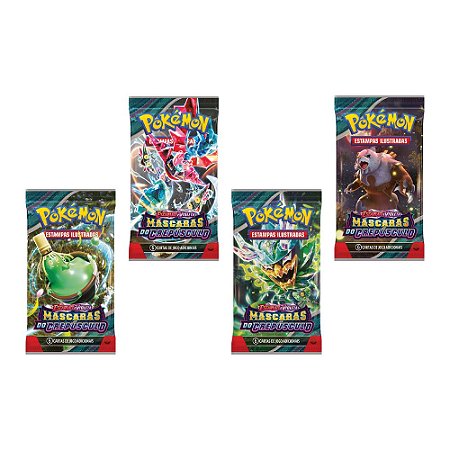 Booster Unidade Pokémon TCG: Máscaras do Crepúsculo - Escarlate e Violeta EV6