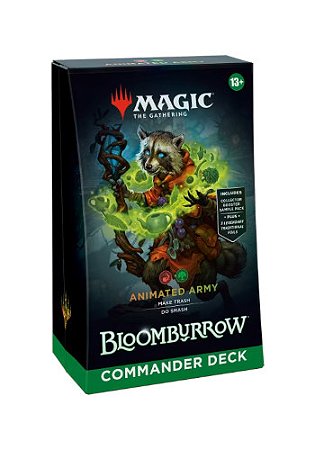 Commander Deck: BLOOMBURROW Animated Army RG Magic The Gathering MTG