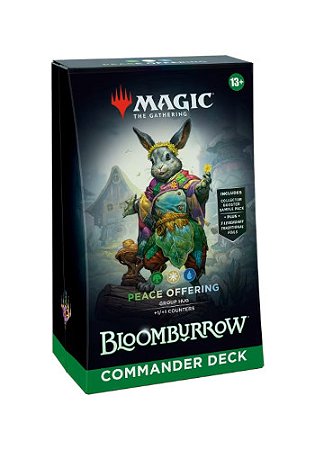 Commander Deck: BLOOMBURROW Peace Offering GWU Magic The Gathering MTG