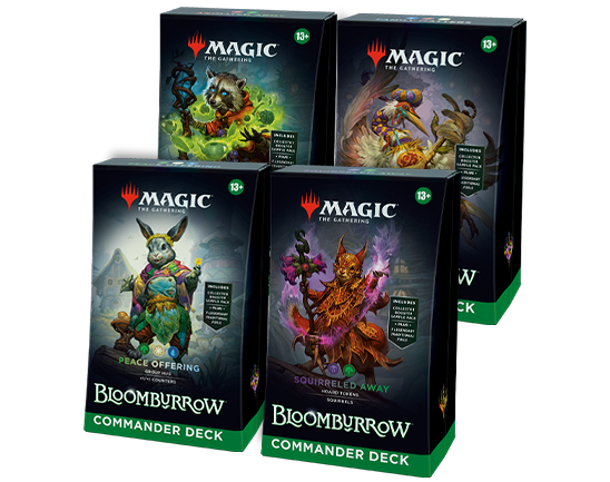 Commander Deck: BLOOMBURROW Magic The Gathering MTG - 4 DECKS