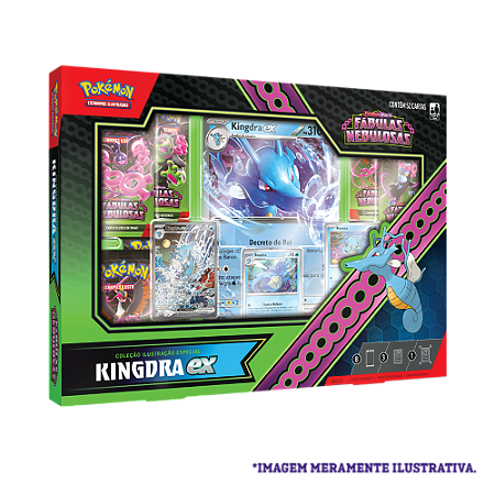 EV6.5 Box Kingdra EX Fabulas Nebulosas Pokémon TCG