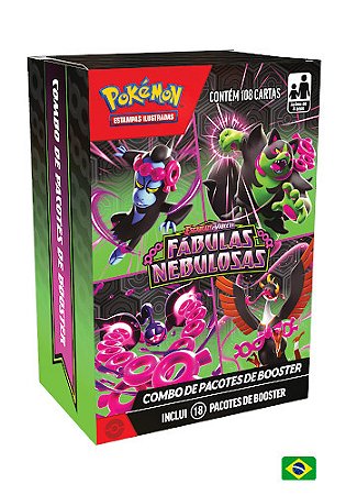 Combo de Pacotes de Booster - Escarlate e Violeta - Fábulas Nebulosas - EV6.5 Pokémon