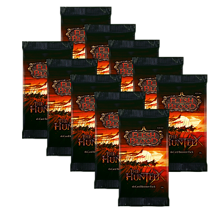 10x Booster Unidade The Hunted Flesh and Blood FAB