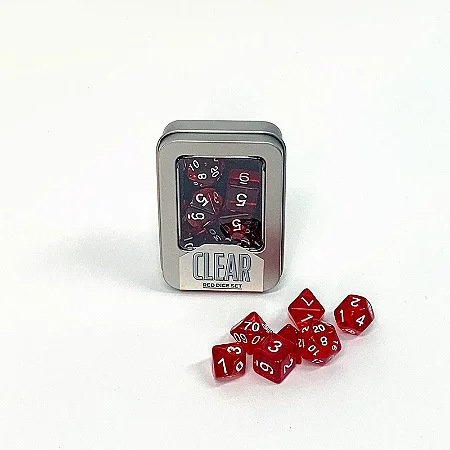 Kit de Dados: Clear - Red