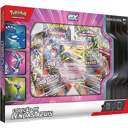 Box Coleção: Lendas Azuis - Xerneas Pokémon TCG