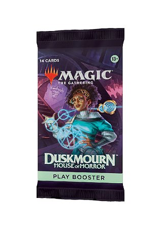 Play Booster Unidade: DUSKMOURN: HOUSE OF HORRORS Magic the Gathering MTG