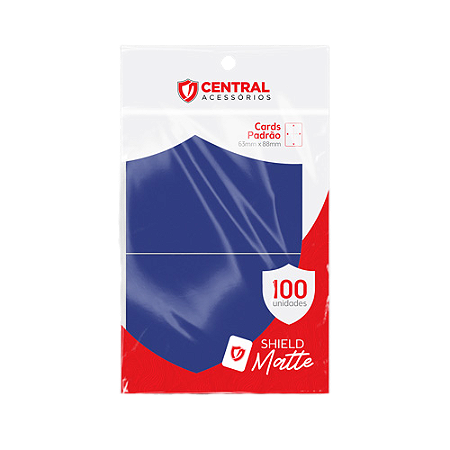 Central Shield - Matte: Azul Marinho