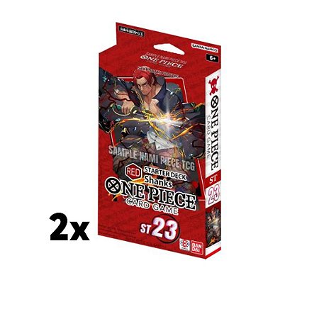 2x STARTER DECK -RED Shanks- [ST-23]