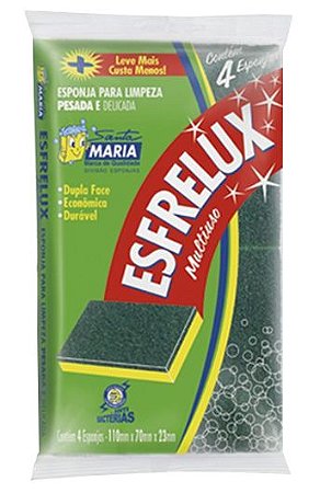 Esponja Esfrelux Crespa Com 2 Unidades - Santa Maria