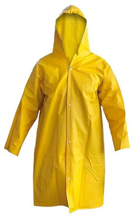 CAPA DE CHUVA AMARELA C.BOTAO  G