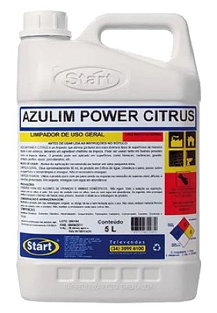 LIMPA PORCELANATOS POWER 5L CITRUS AZULIM