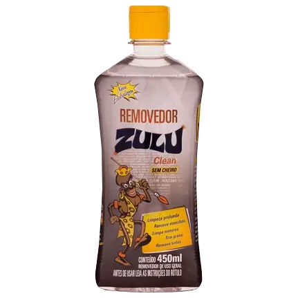 REMOVEDOR ZULU CLEAN S/PERFUME 450 ML