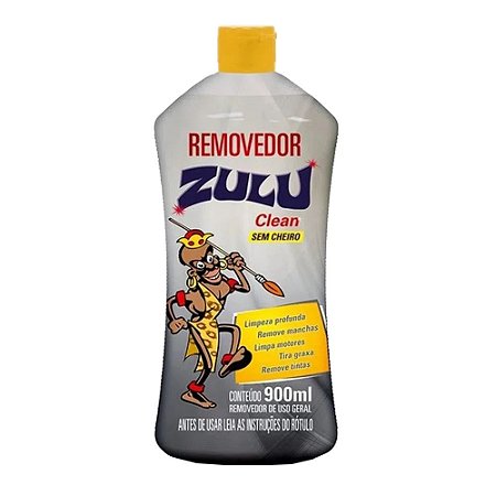 REMOVEDOR ZULU CLEAN S/PERFUME 900ML