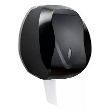 Porta Papel Higiênico Preto Velox Rolão Dispenser Banheiro