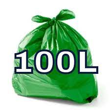 SACO P/LIXO VERDE 110LT C/100 GRUPOTEC