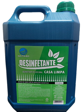 DESINFETANTE CASA LIMPA GOPABO 5LTS