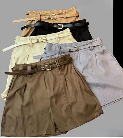 Short alfaitaria off-white