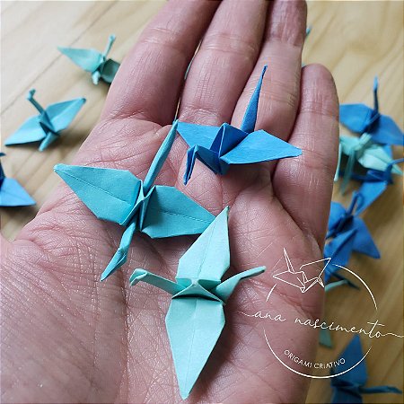 100 Mini Tsurus de Origami