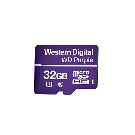 Cartão De Memória Intelbras 32GB Micro SD WD Purple