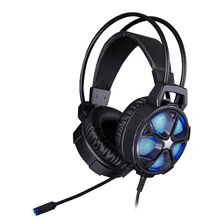 Headset Gamer HP, Stereo, com Fio, P2/USB H400, Preto