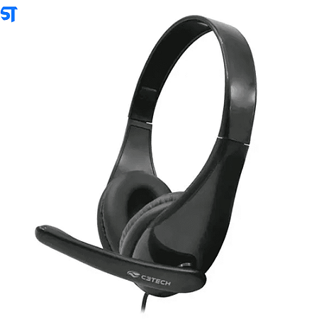 Fone Com Microfone Ph-90bk Preto C3tech