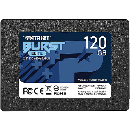 SSD Patriot Burst 120GB 2,5" SATA 3 - PBE120GS25SSDR
