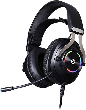 Headset Gamer 7.1 Rgb Usb H360gs Preto Hp