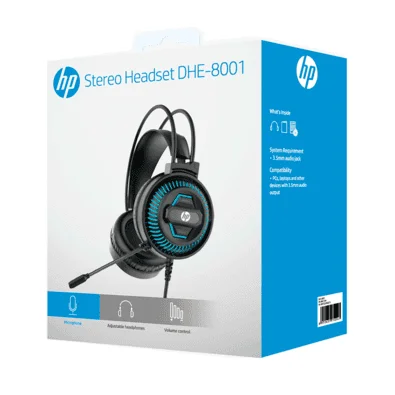 Fone De Ouvido Headset Hp Dhe-8001 Gamer Usb/p2/p3