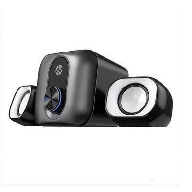 HP Caixa de som 2.1 DHS-2111S Preta Speaker com Alimentação USB e conector 3.5mm potência do Subwoofer 5W
