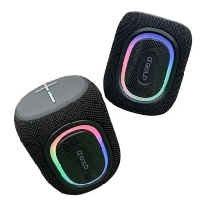 Caixa De Som Bluetooth Amplificada A'gold Sm-23 Portátil Cor Preto
